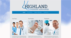 Desktop Screenshot of highlandpodiatry.com